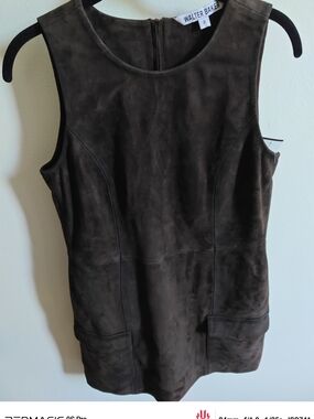 Walter Baker Dark Brown Suede Mini Dress